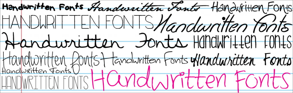 Handwritten Fonts Featured Image