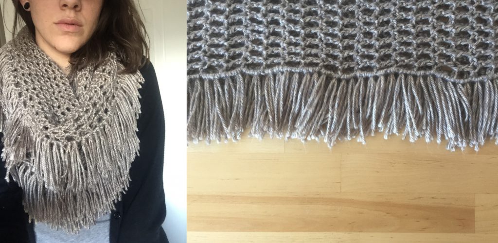 Featured image for Weeping Willow infinity scarf pattern