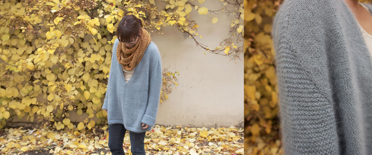 Mellow V Sweater from Anna & Heidi Pickles