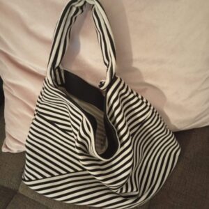 BOHO LITTLE BAG WHITE AND BLACK