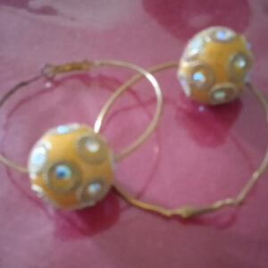 YELLOW EARRINGS